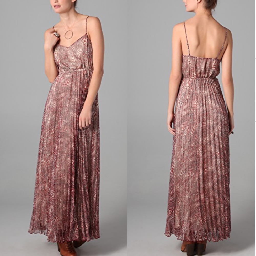 Twelfth St. by Cynthia Vincent Pleated Maxi Dress